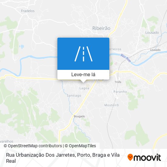 Rua Urbanização Dos Jarretes mapa