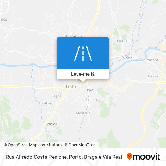 Rua Alfredo Costa Peniche mapa