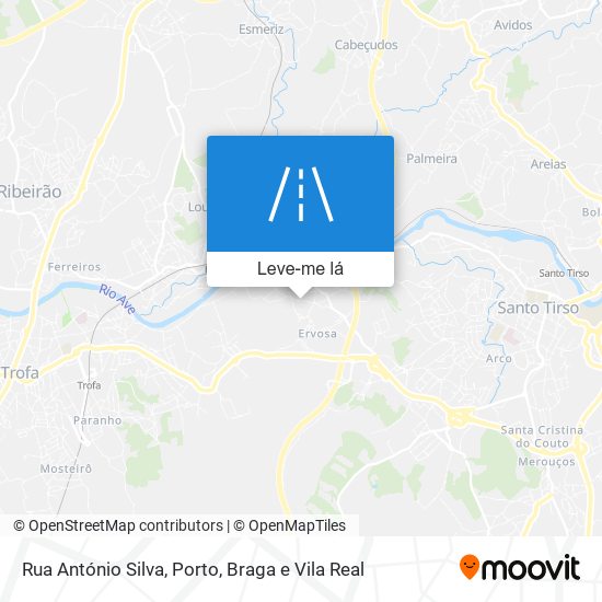 Rua António Silva mapa