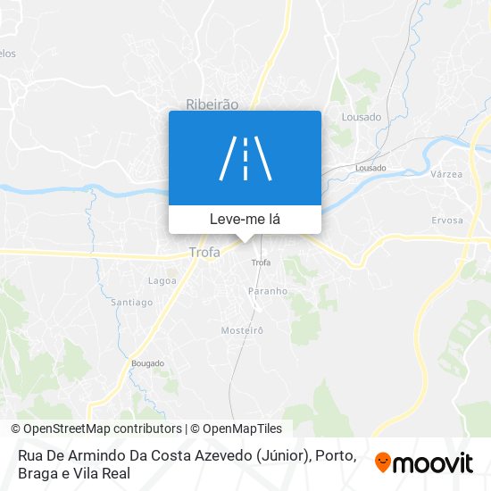 Rua De Armindo Da Costa Azevedo (Júnior) mapa