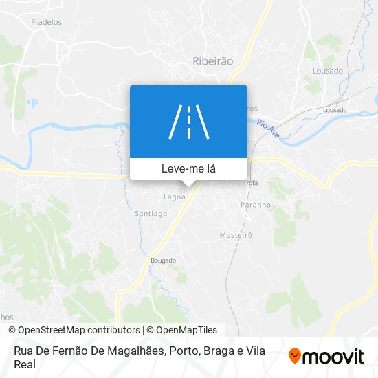 Rua De Fernão De Magalhães mapa