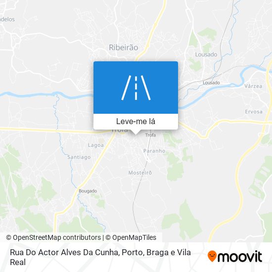 Rua Do Actor Alves Da Cunha mapa