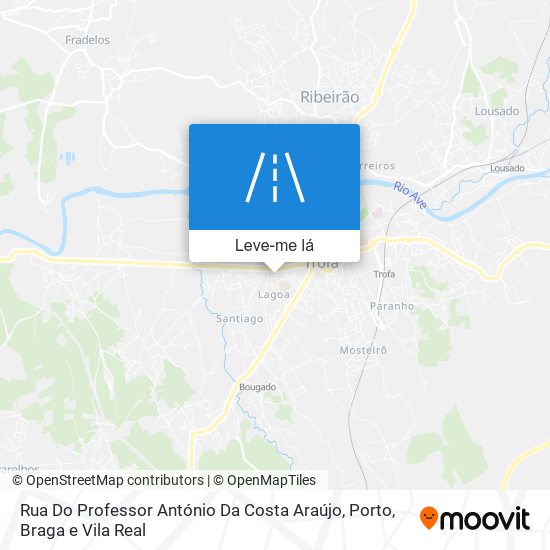 Rua Do Professor António Da Costa Araújo mapa