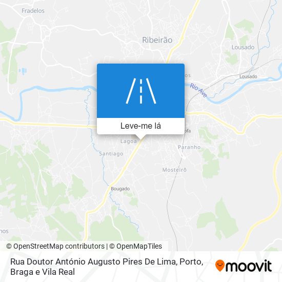 Rua Doutor António Augusto Pires De Lima mapa