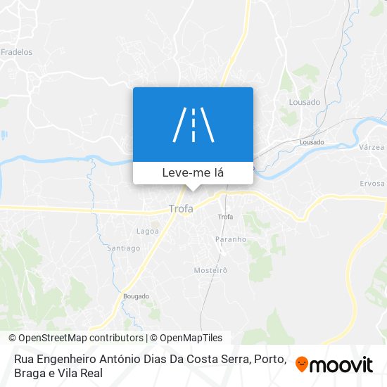 Rua Engenheiro António Dias Da Costa Serra mapa