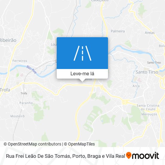 Rua Frei Leão De São Tomás mapa