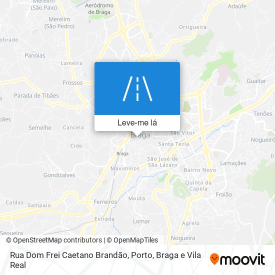 Rua Dom Frei Caetano Brandão mapa