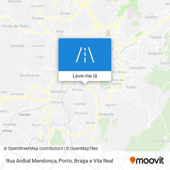 Rua Aníbal Mendonça mapa
