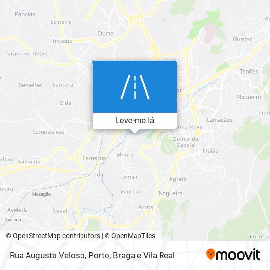 Rua Augusto Veloso mapa