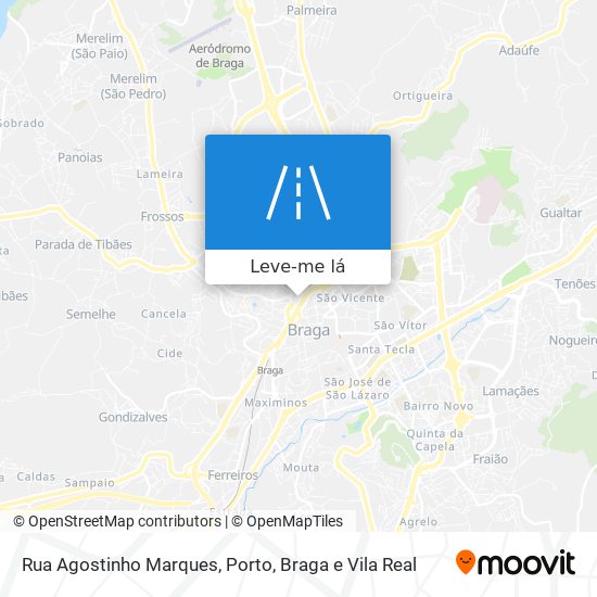 Rua Agostinho Marques mapa