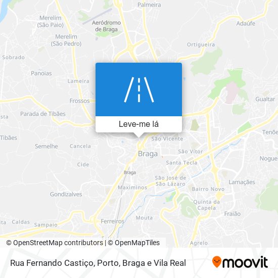 Rua Fernando Castiço mapa