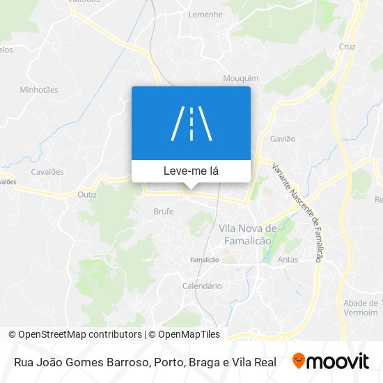 Rua João Gomes Barroso mapa