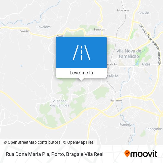 Rua Dona Maria Pia mapa