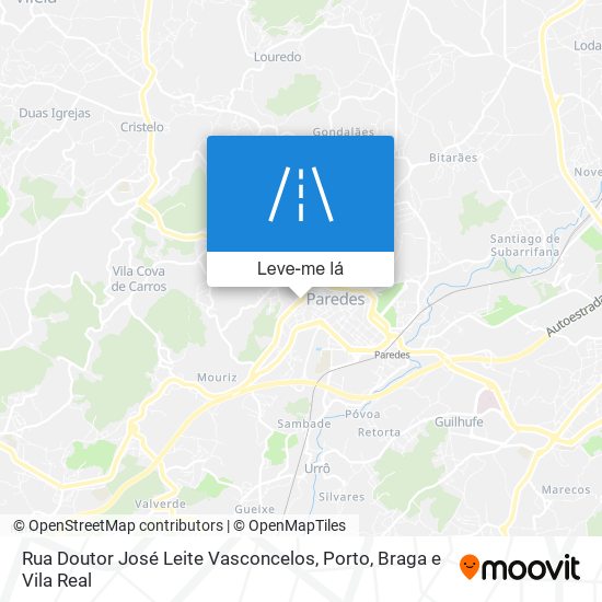 Rua Doutor José Leite Vasconcelos mapa