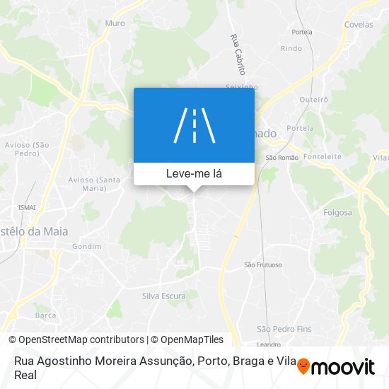 Rua Agostinho Moreira Assunção mapa