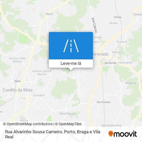Rua Alvarinho Sousa Carneiro mapa
