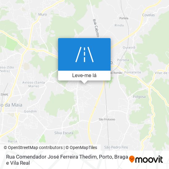 Rua Comendador José Ferreira Thedim mapa