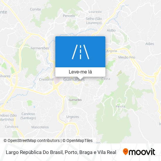 Largo República Do Brasil mapa