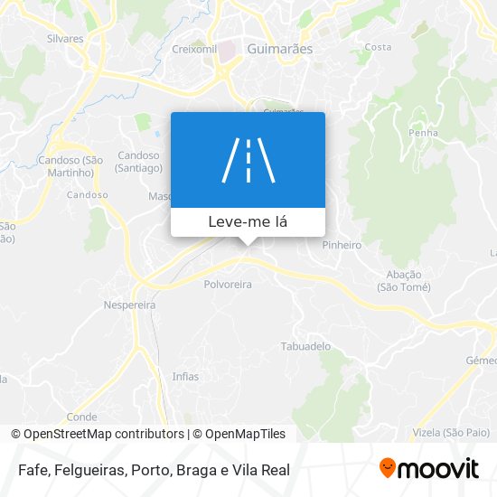Fafe, Felgueiras mapa