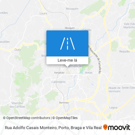 Rua Adolfo Casais Monteiro mapa