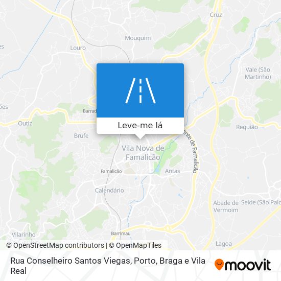 Rua Conselheiro Santos Viegas mapa