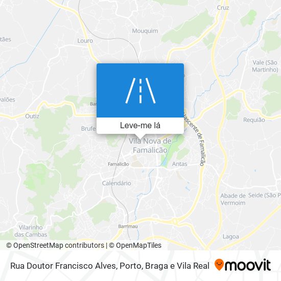 Rua Doutor Francisco Alves mapa