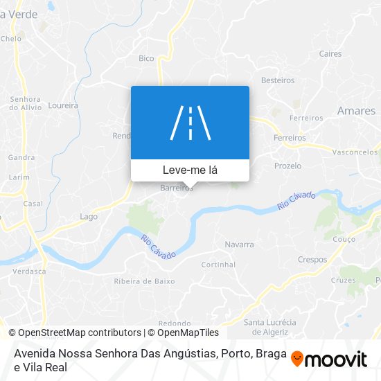 Avenida Nossa Senhora Das Angústias mapa