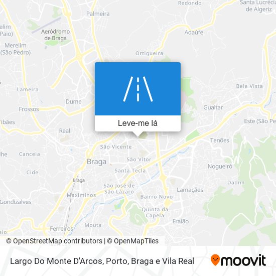 Largo Do Monte D'Arcos mapa