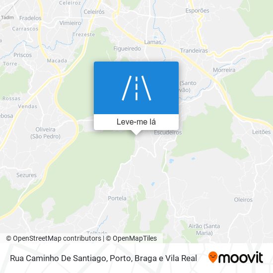 Rua Caminho De Santiago mapa