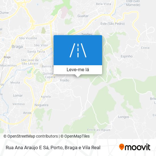 Rua Ana Araújo E Sá mapa