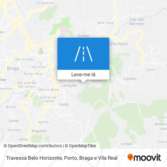 Travessa Belo Horizonte mapa
