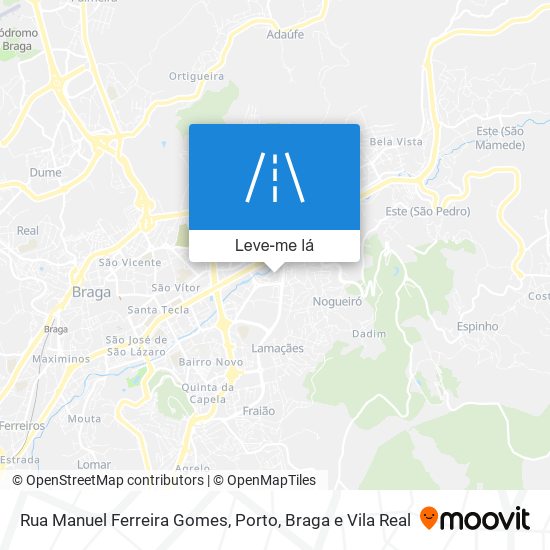 Rua Manuel Ferreira Gomes mapa