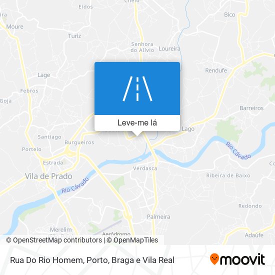 Rua Do Rio Homem mapa