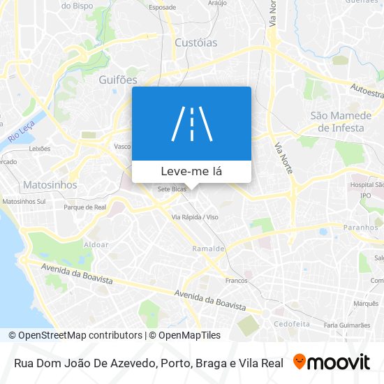 Rua Dom João De Azevedo mapa