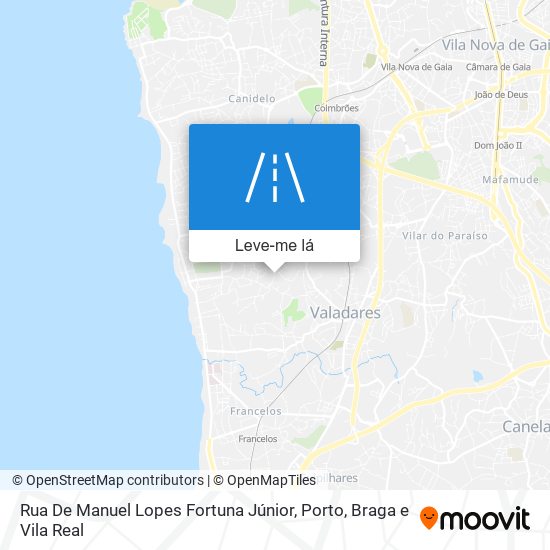 Rua De Manuel Lopes Fortuna Júnior mapa