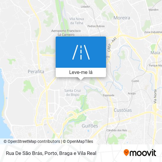 Como chegar a Parque Ecológico Monte de São Brás em Perafita, Lavra e Santa  Cruz do Bispo por Autocarro ou Metro?