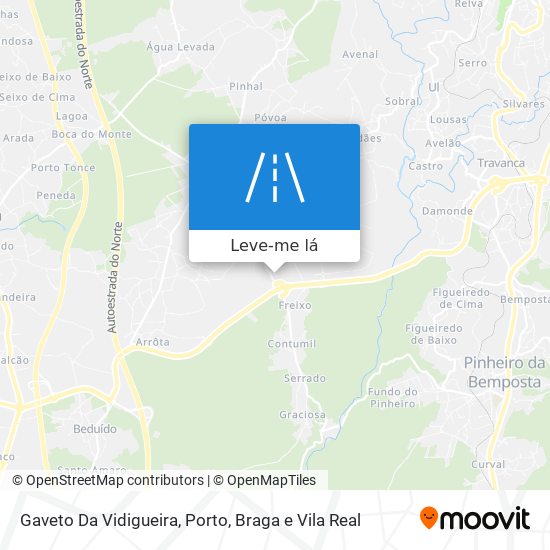Gaveto Da Vidigueira mapa
