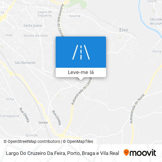 Largo Do Cruzeiro Da Feira mapa