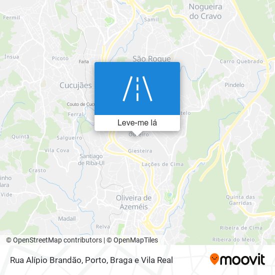 Rua Alípio Brandão mapa