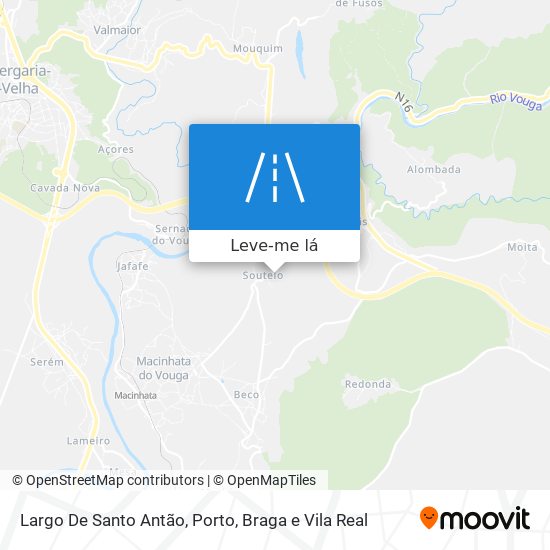 Largo De Santo Antão mapa
