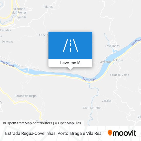 Estrada Régua-Covelinhas mapa