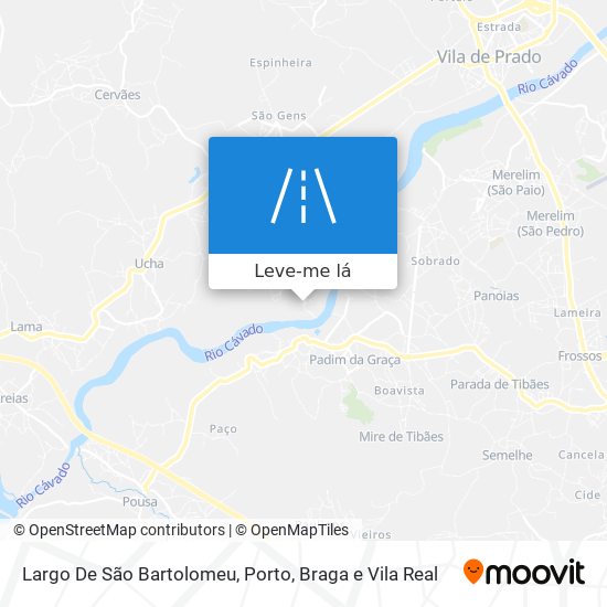 Largo De São Bartolomeu mapa