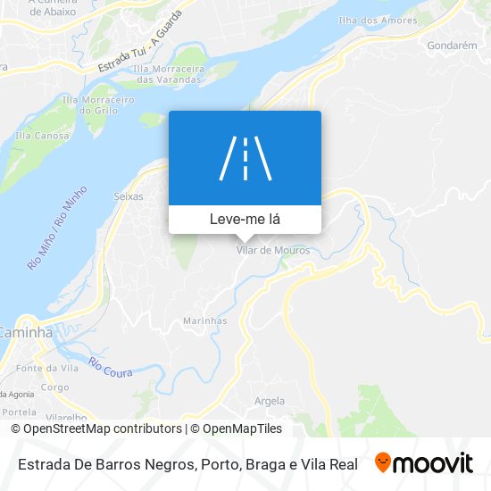 Estrada De Barros Negros mapa