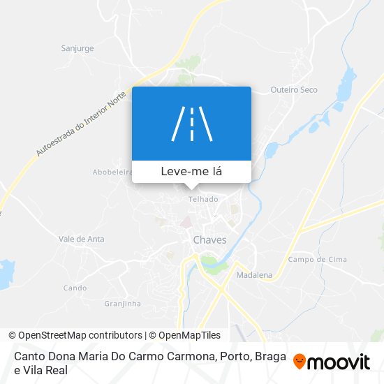 Canto Dona Maria Do Carmo Carmona mapa