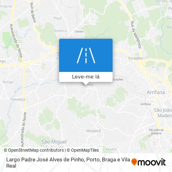 Largo Padre José Alves de Pinho mapa