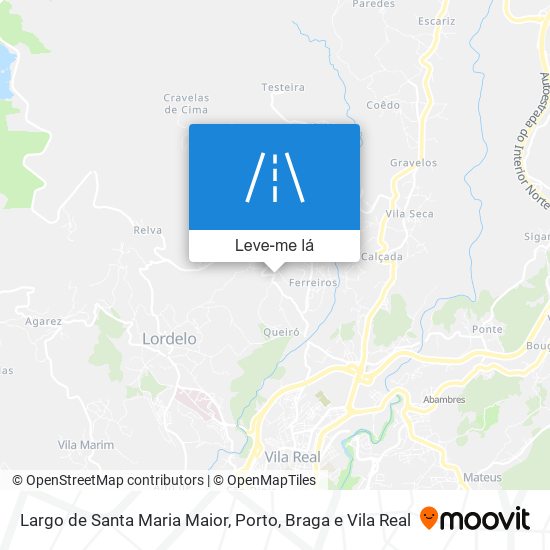 Largo de Santa Maria Maior mapa