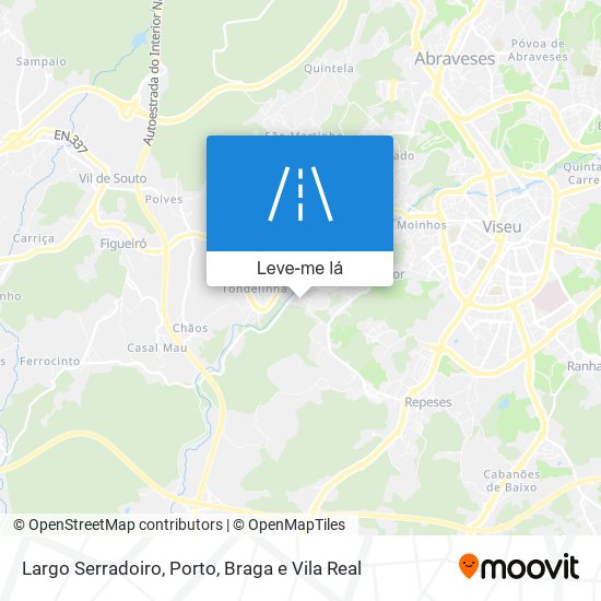 Largo Serradoiro mapa