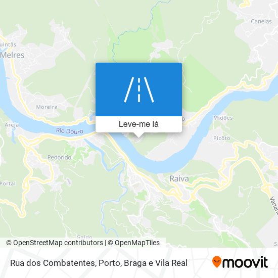 Rua dos Combatentes mapa