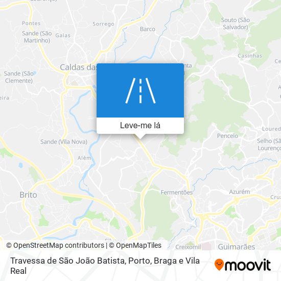 Travessa de São João Batista mapa