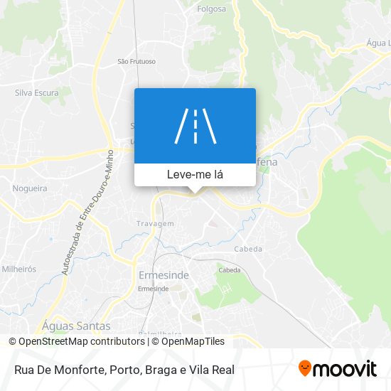 Rua De Monforte mapa